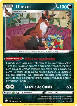 Thievul 105 Céus em Evolução