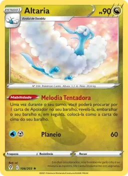 Altaria 106 Céus em Evolução