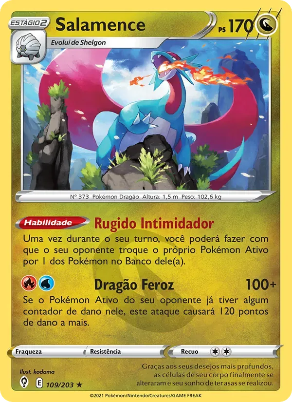 Salamence 109/203 Céus em Evolução