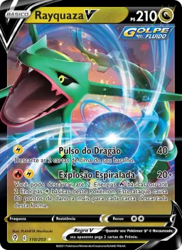 Rayquaza V 110 Céus em Evolução