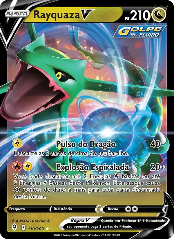 Rayquaza V 110/203 Céus em Evolução