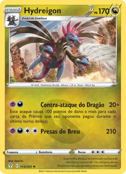 Hydreigon 115 Céus em Evolução