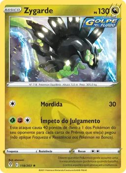 Zygarde 118 Céus em Evolução