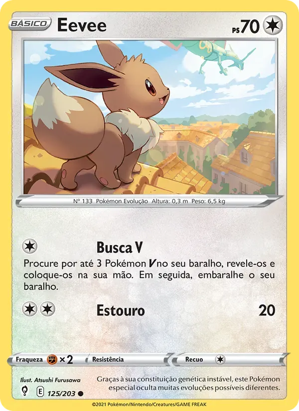 Eevee 125/203 Céus em Evolução