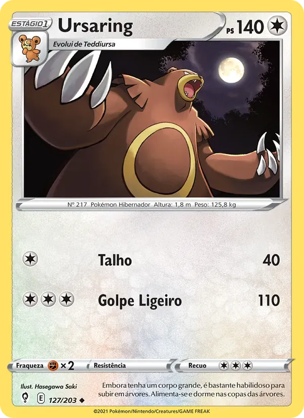Ursaring 127/203 Céus em Evolução