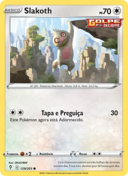 Slakoth 129 Céus em Evolução