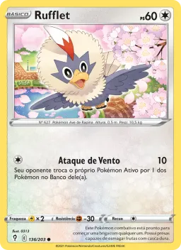 Rufflet 136 Céus em Evolução