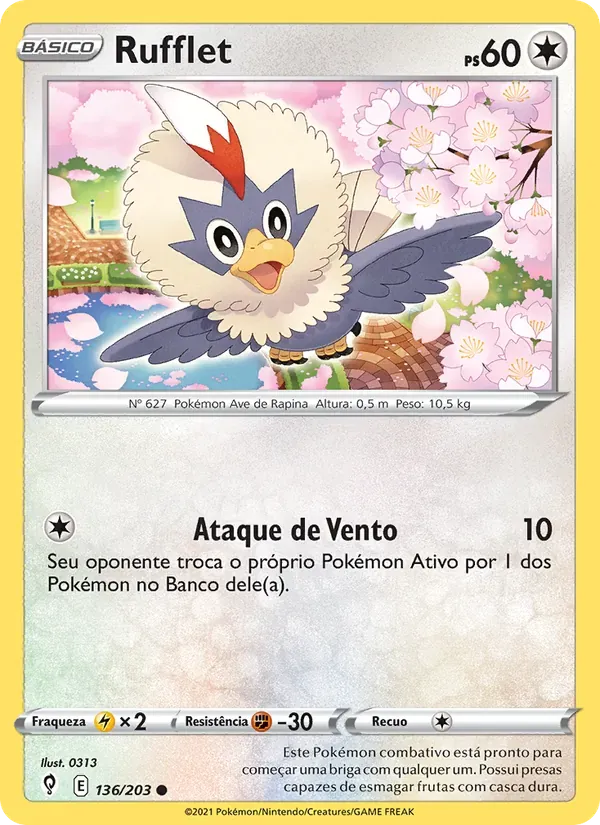 Rufflet 136/203 Céus em Evolução