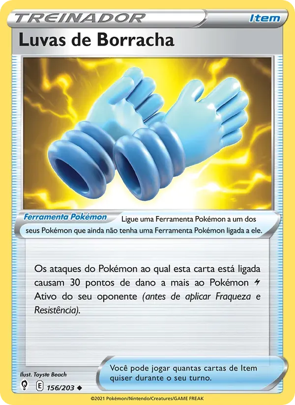 Luvas de Borracha 156/203 Céus em Evolução