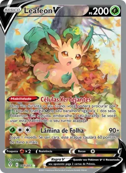 Leafeon V 167 Céus em Evolução