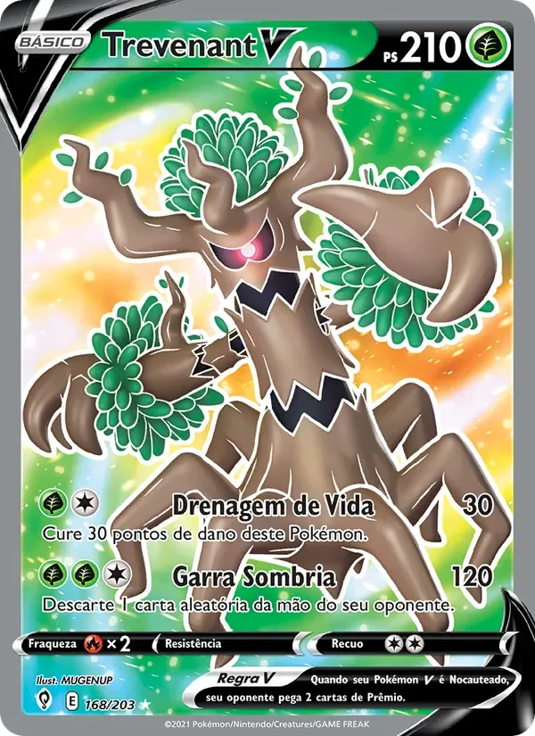 Trevenant V 168/203 Céus em Evolução