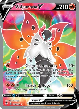 Volcarona V 170 Céus em Evolução