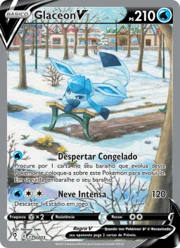 Glaceon V 175 Céus em Evolução