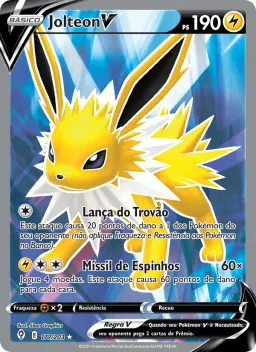 Jolteon V 177 Céus em Evolução