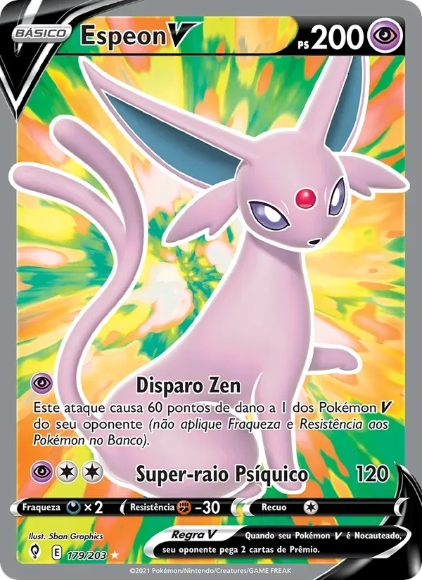 Espeon V 179/203 Céus em Evolução