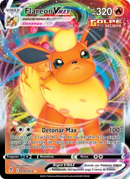 Flareon VMAX 18 Céus em Evolução