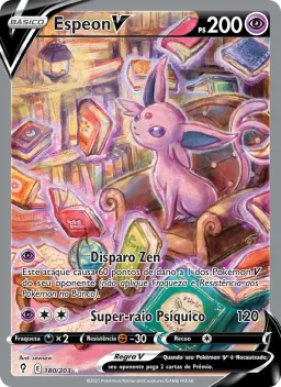 Espeon V 180 Céus em Evolução