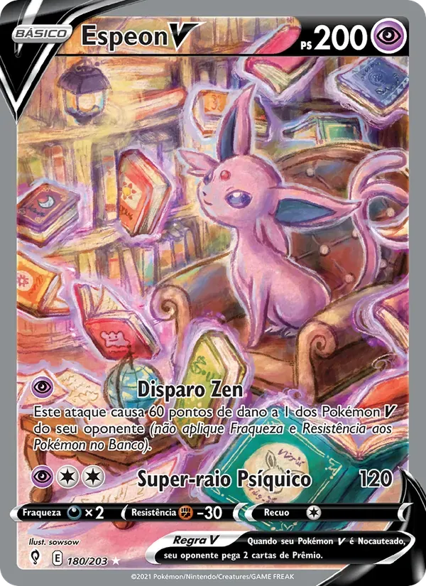 Espeon V 180/203 Céus em Evolução