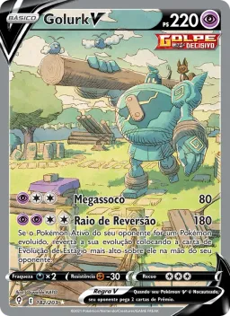 Golurk V 182 Céus em Evolução