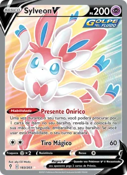 Sylveon V 183 Céus em Evolução