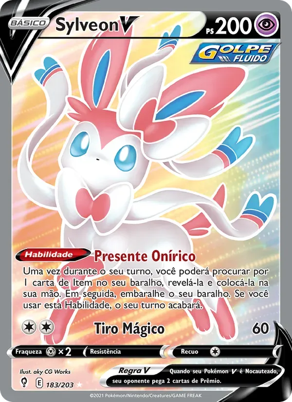Sylveon V 183/203 Céus em Evolução