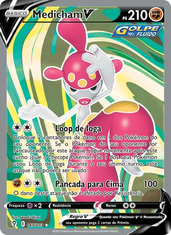 Medicham V 185/203 Céus em Evolução
