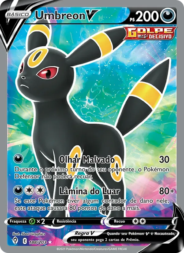 Umbreon V 188/203 Céus em Evolução