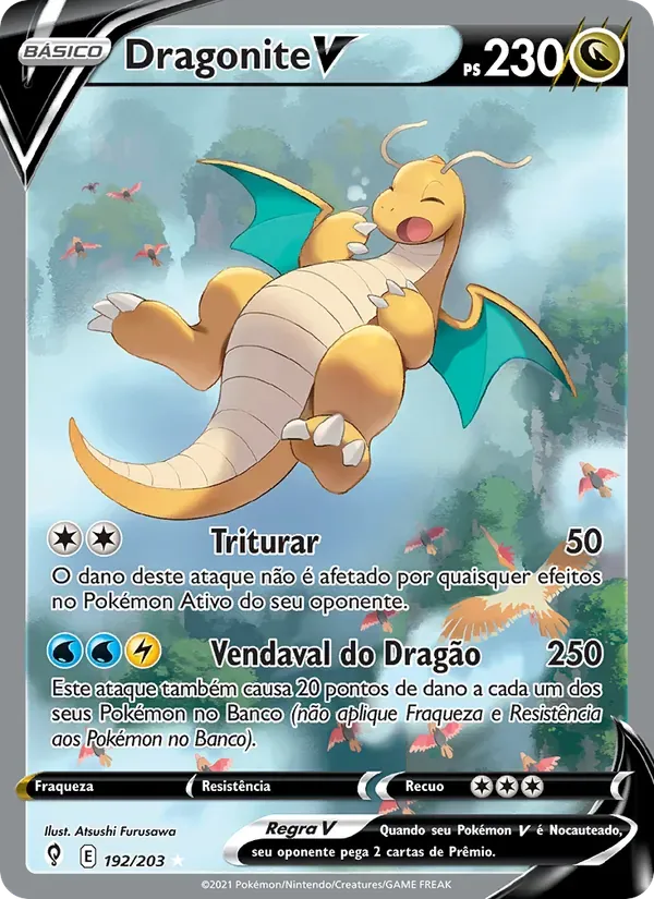 Dragonite V 192/203 Céus em Evolução