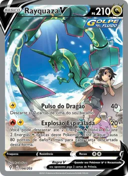 Rayquaza V 194 Céus em Evolução