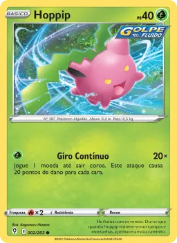 Hoppip 2 Céus em Evolução