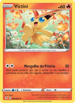 Victini 20 Céus em Evolução