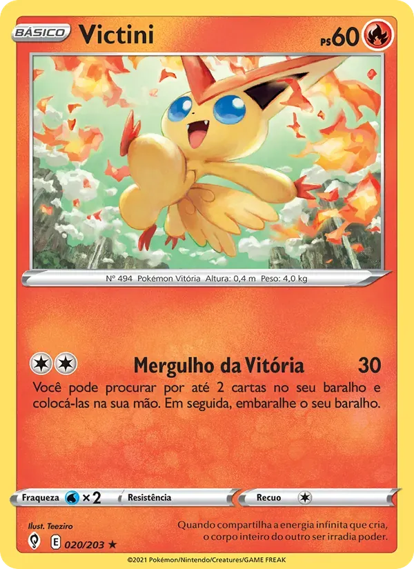 Victini 20/203 Céus em Evolução