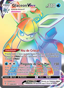 Glaceon VMAX 208 Céus em Evolução
