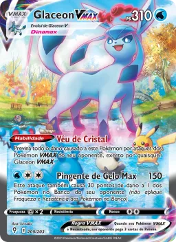 Glaceon VMAX 209 Céus em Evolução