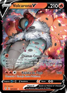 Volcarona V 21 Céus em Evolução