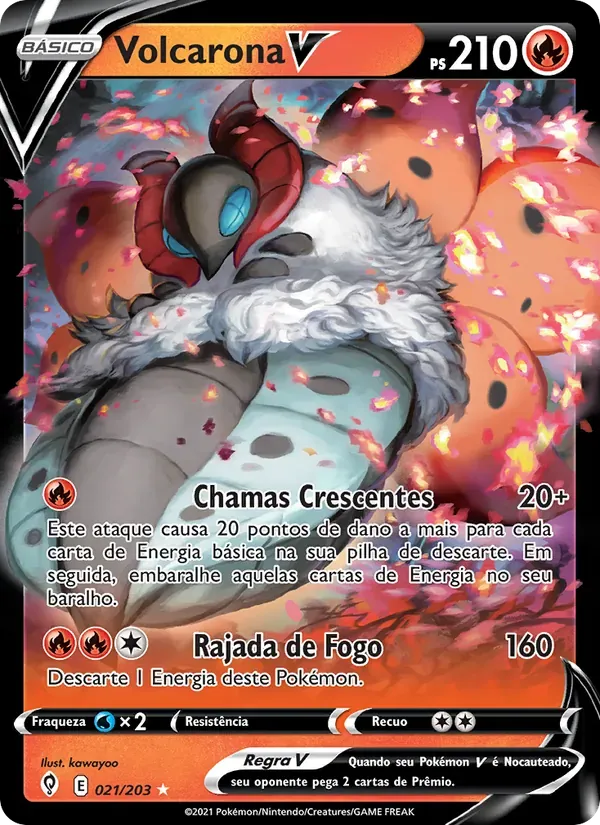 Volcarona V 21/203 Céus em Evolução