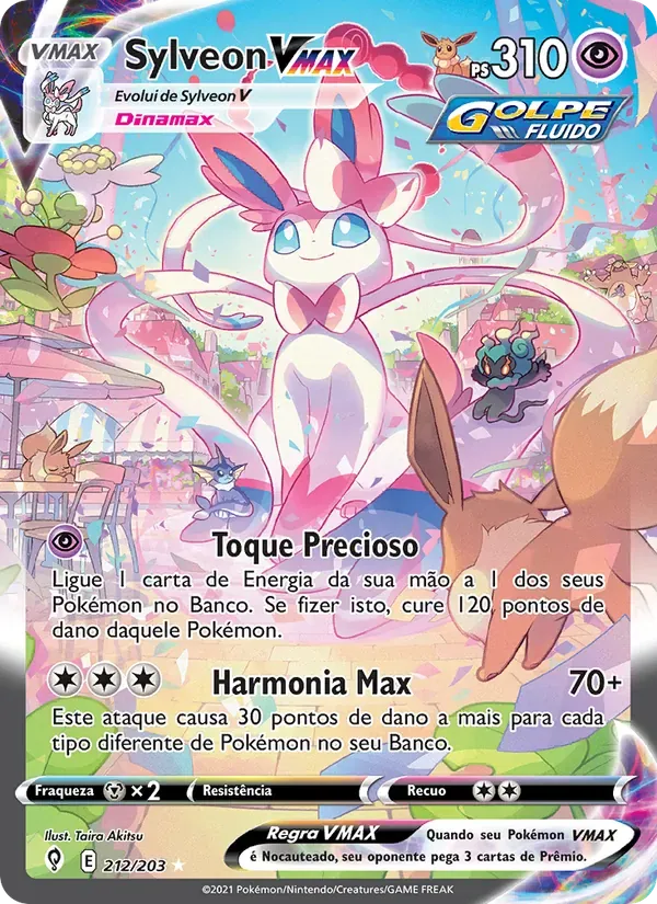Sylveon VMAX 212/203 Céus em Evolução
