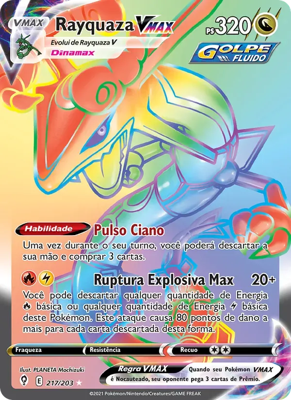 Rayquaza VMAX 217/203 Céus em Evolução