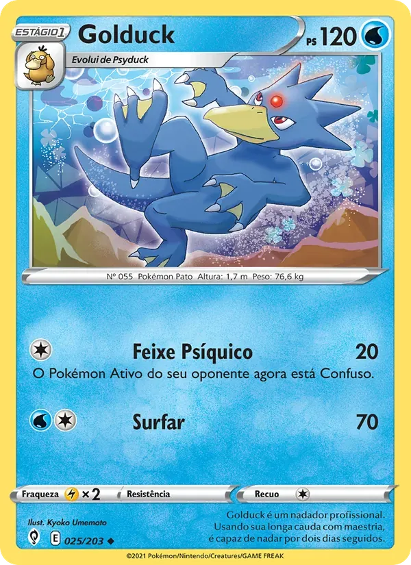 Golduck 25/203 Céus em Evolução