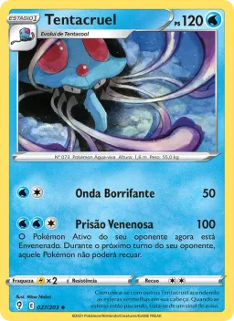Tentacruel 27 Céus em Evolução