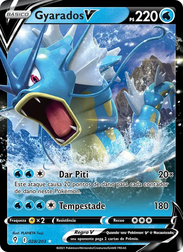 Gyarados V 28/203 Céus em Evolução