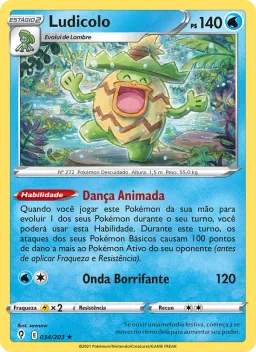 Ludicolo 34 Céus em Evolução