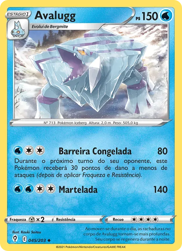 Avalugg 45/203 Céus em Evolução