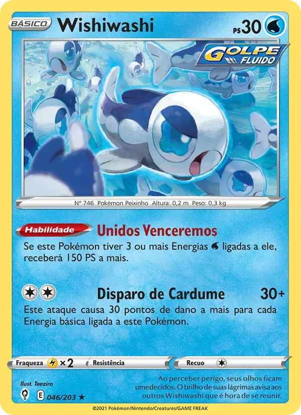 Wishiwashi 46/203 Céus em Evolução