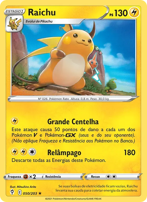 Raichu 50/203 Céus em Evolução