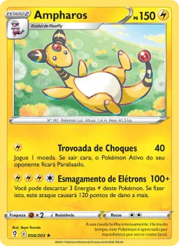 Ampharos 56 Céus em Evolução