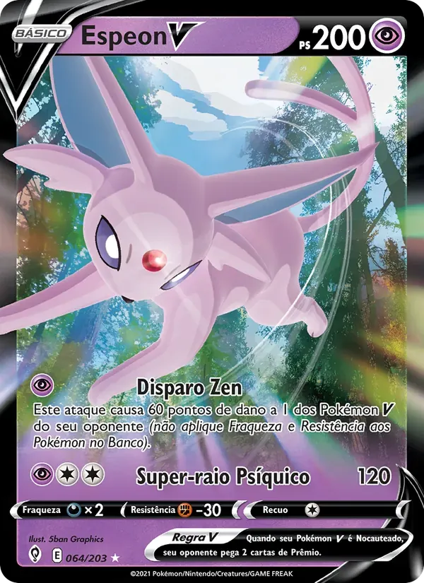 Espeon V 64/203 Céus em Evolução