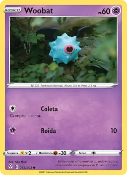 Woobat 68 Céus em Evolução