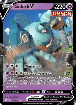 Golurk V 70 Céus em Evolução