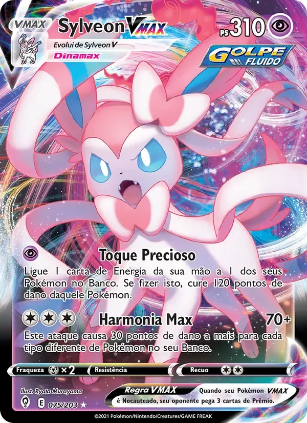 Sylveon VMAX 75/203 Céus em Evolução